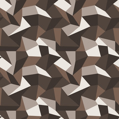 Seamless vector pattern with multi-colored quadrangles