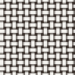 Vector seamless texture of intertwined bands