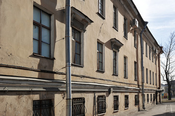 Naklejka premium facade of a historic building in St. Petersburg, Russia