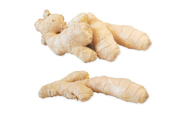 ginger root isolated on white background