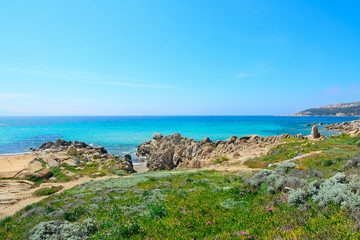 rocky shore in Santa Reparata