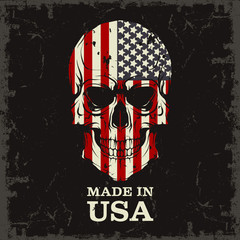 Skull color of the flag