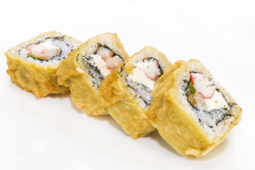 delicious seafood sushi at a Japanese restaurant
