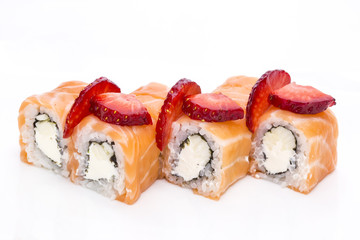 delicious seafood sushi at a Japanese restaurant