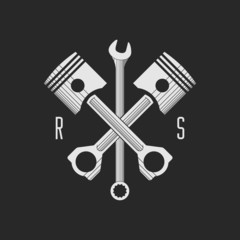 Сar or bike workshop logo template