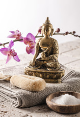 seeking for energy and purity with zen symbols