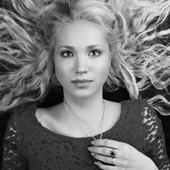 Portrait of beautiful young woman