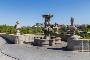 Fototapeta premium Jardines de Madrid-río