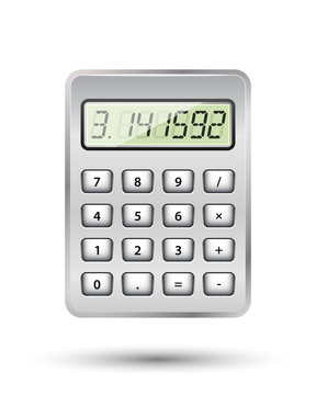 Calculator web icon. Vector