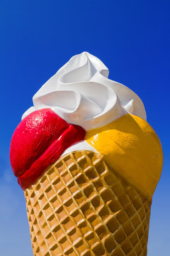 Gro&szlig;e Eiswaffel
