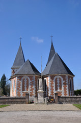 Fototapeta na wymiar Eglise à Motteville (Seine-Maritime)