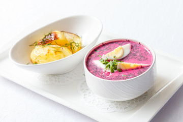 cold beetroot soup
