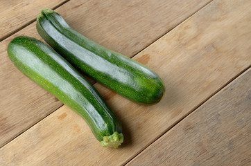 Fresh green  Zucchini