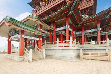 Obraz premium Chinese ancient architecture, ancient religious
