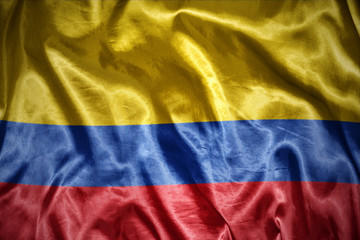 shining colombian flag
