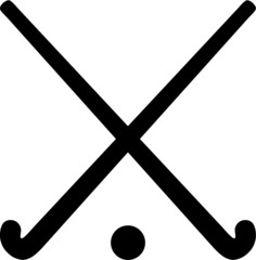 Field Hockey Sticks with ball
