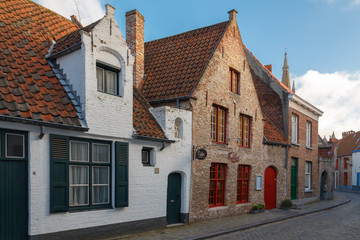 Bruges. Old street.