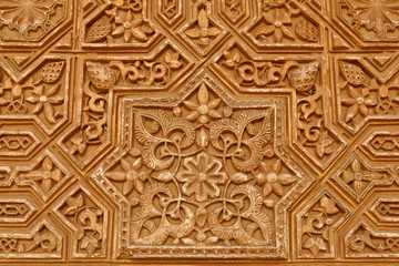 Moorish ornaments in the Alhambra