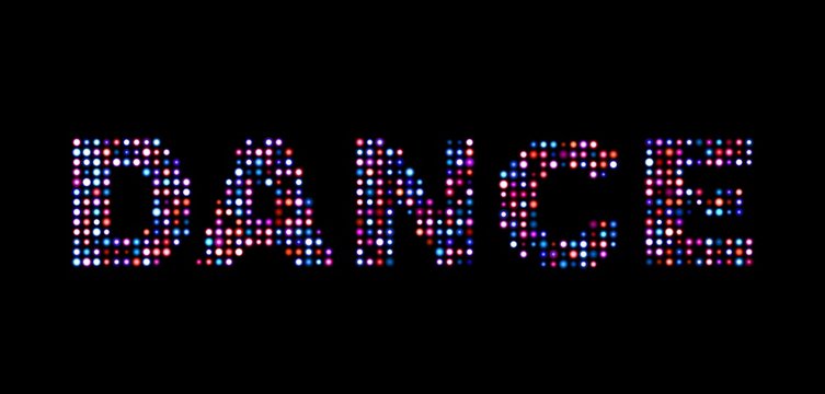 Dance led text