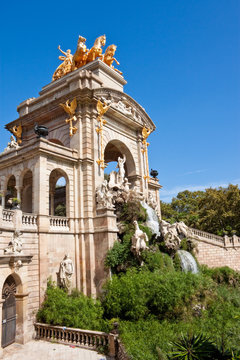 Fountain at Parc de la Ciutadella, Barcelona.
