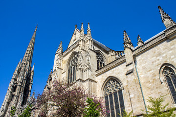 Fototapeta na wymiar the Saint-Michel Basilica in Bordeaux, France