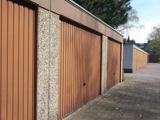 Fototapeta premium Garagenhof