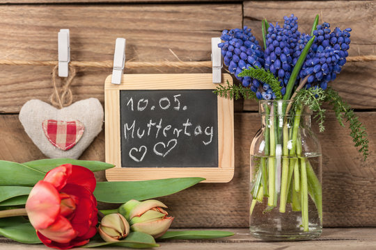 Schiefertafel zum Muttertag