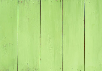 Painted green wooden board