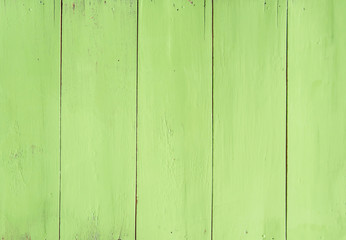 Fototapeta premium Painted green wooden board