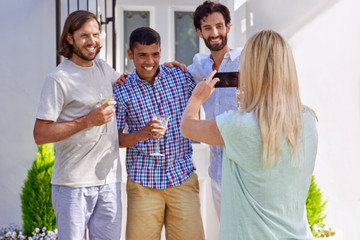 garden party photograph