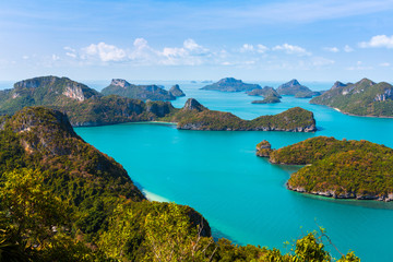 Fototapeta na wymiar Ang Thong National Marine Park islands. Thailand