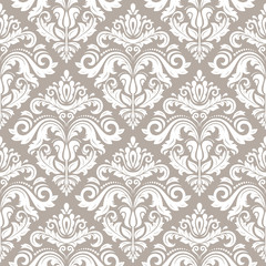 Damask Seamless Vector Pattern