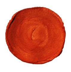 Watercolor brush circle