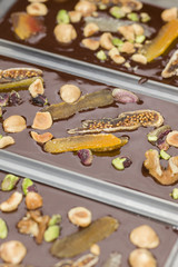 Ingredients for preparation of artisanal chocolate bar