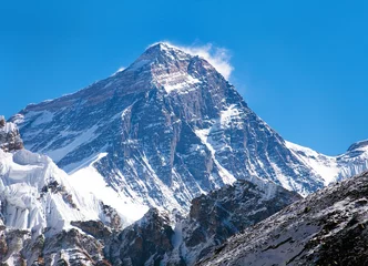 Poster Top van de Mount Everest vanuit de Gokyo-vallei © Daniel Prudek