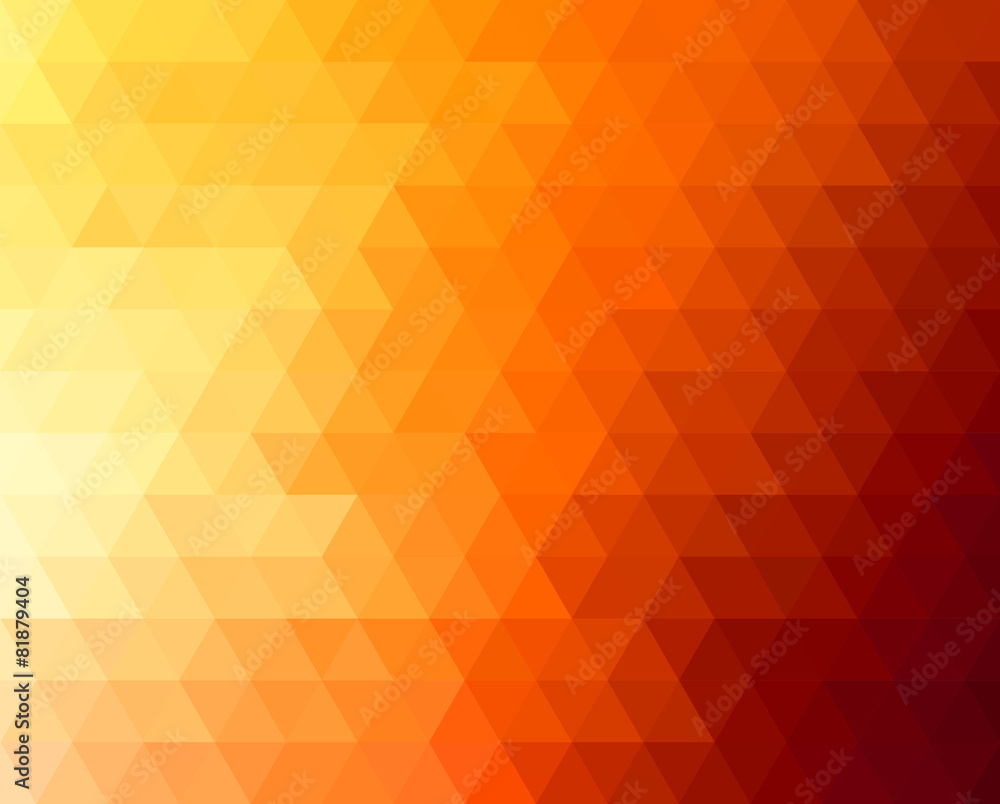 Poster abstract polygonal triangles poster.