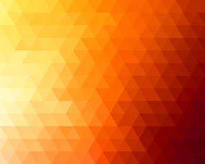 Abstract polygonal triangles poster.