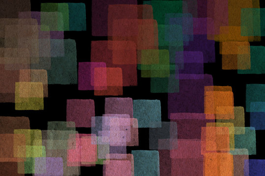 abstract pastel squares