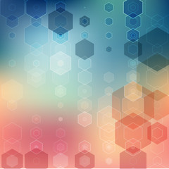 Vector  illustration Abstract geometric background