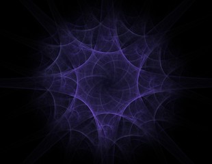 fractal radial pattern on the subject of science