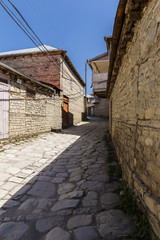 Old street in the village of Lahij Azerbaijan