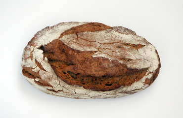 Rustic bread isolated