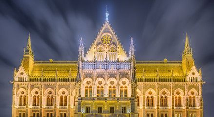 View of hungarian Parliament building, Budapest