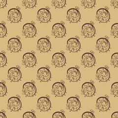 Hand Drawn Floral Seamless Pattern