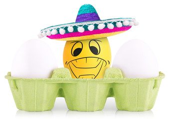 Success Leader  Symbol Concept egg in box isolated