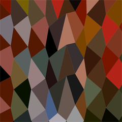Burnt Umber Abstract Low Polygon Background
