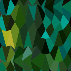 Brunswick Green Abstract Low Polygon Background