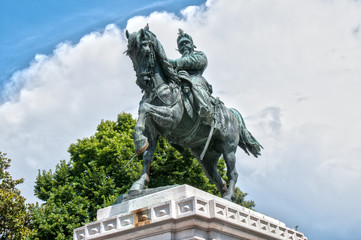 Equestrian statue