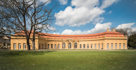 Orangerie Erlangen im Frühling