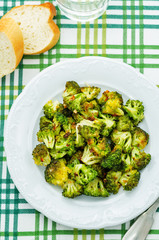 roasted broccoli with garlic